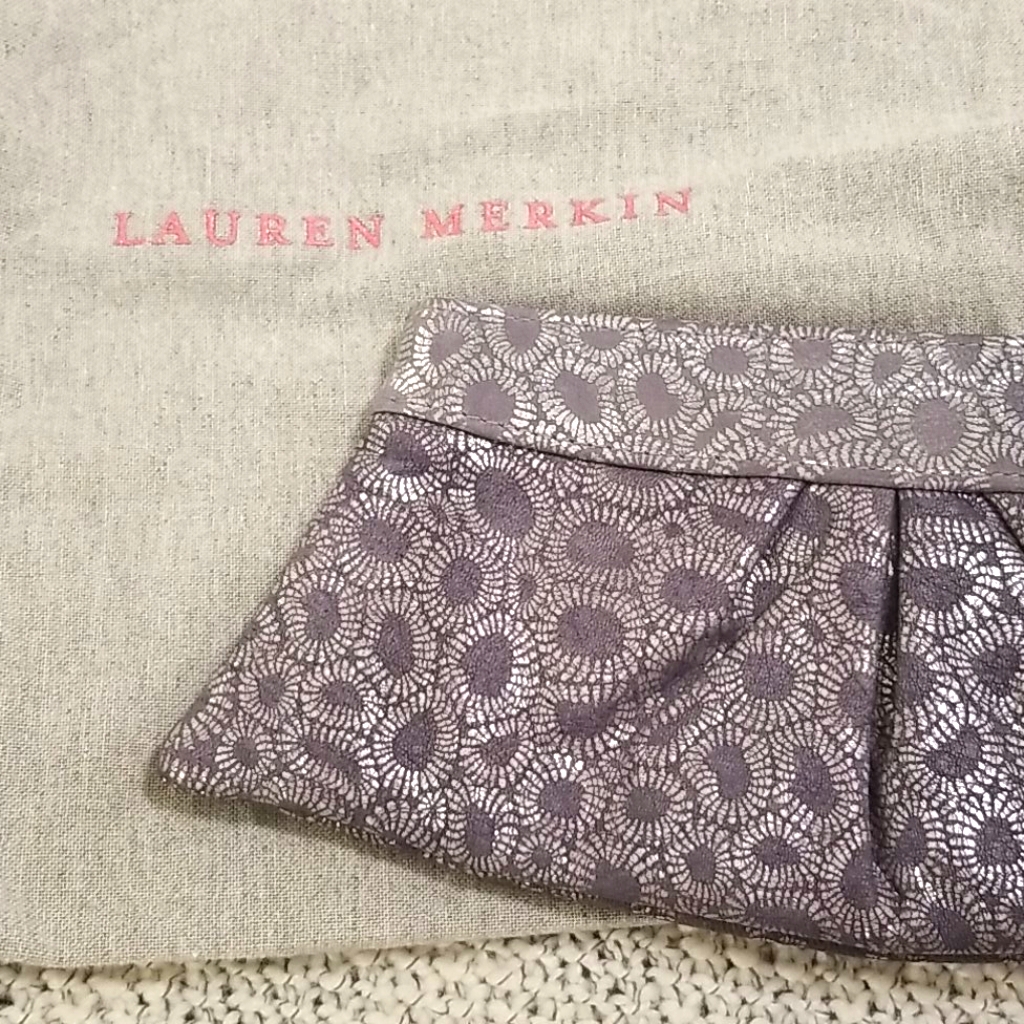 Lauren Merkin Silver Clutch